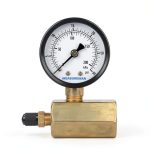 MEASUREMAN Pressure Gauge 0-30psi Brass Body Dial 2-1/2" NPT-0