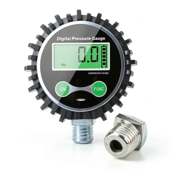 Uharbour Digital Tire Pressure Gauge Model DPG63 Bottom Mount Battery-4