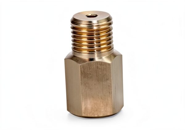 Zeiboat Thread Adapter 1/8 BSPT Male to 1/8-27 NPT Female Brass-0