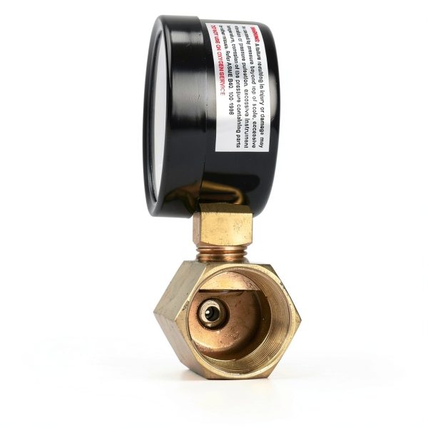 MEASUREMAN Pressure Gauge 0-30psi Brass Body Dial 2-1/2" NPT-7