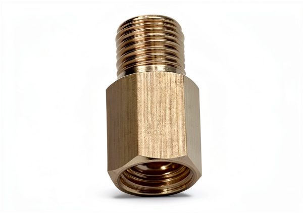 Zeiboat Thread Adapter 1/8 BSPT Male to 1/8-27 NPT Female Brass-4