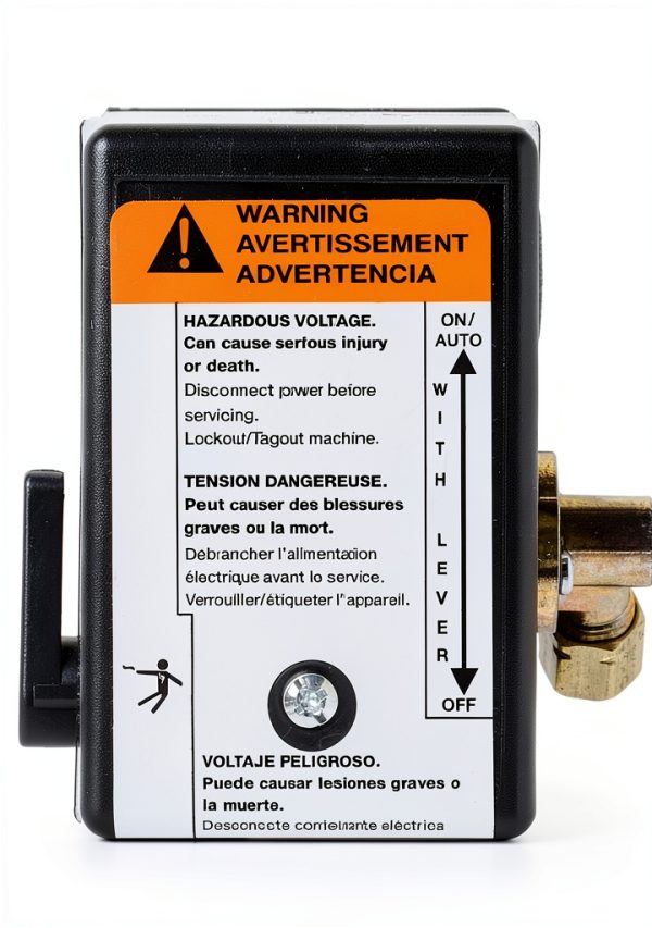 Ingersoll Rand Pressure Switch for SS3 SS5 120V Automatic 10A-1