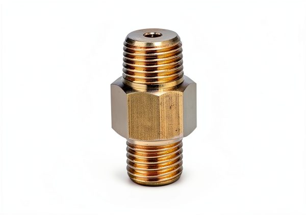 Zeiboat Thread Adapter 1/8 BSPT Male to 1/8-27 NPT Female Brass-1