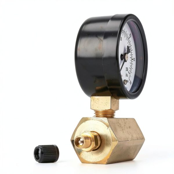MEASUREMAN Pressure Gauge 0-30psi Brass Body Dial 2-1/2" NPT-8