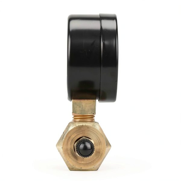 MEASUREMAN Pressure Gauge 0-30psi Brass Body Dial 2-1/2" NPT-4