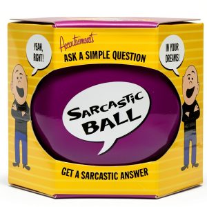Accoutrements Sarcastic Plastic Ball 4 Inch Purple Adult Novelty Toy-0