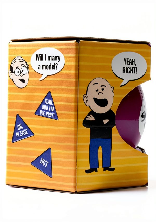 Accoutrements Sarcastic Plastic Ball 4 Inch Purple Adult Novelty Toy-3