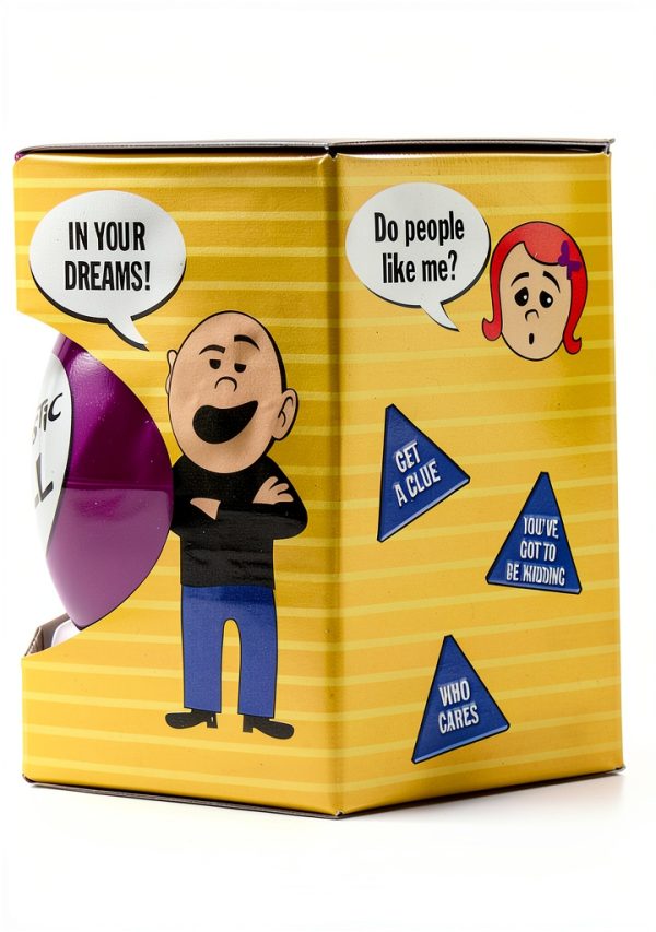Accoutrements Sarcastic Plastic Ball 4 Inch Purple Adult Novelty Toy-1