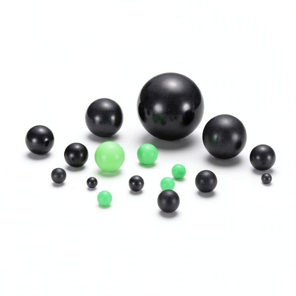 uxcell 200pcs PP Plastic Bearing Balls 1/4 (6.35mm) G2 Black-4