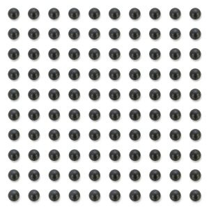 uxcell 200pcs PP Plastic Bearing Balls 1/4 (6.35mm) G2 Black-0