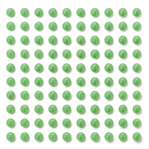 uxcell 200pcs PP Plastic Bearing Balls, 15/64"(6mm) Solid Plastic Balls G2 Precision Polypropylene Mini Ball, Green-0