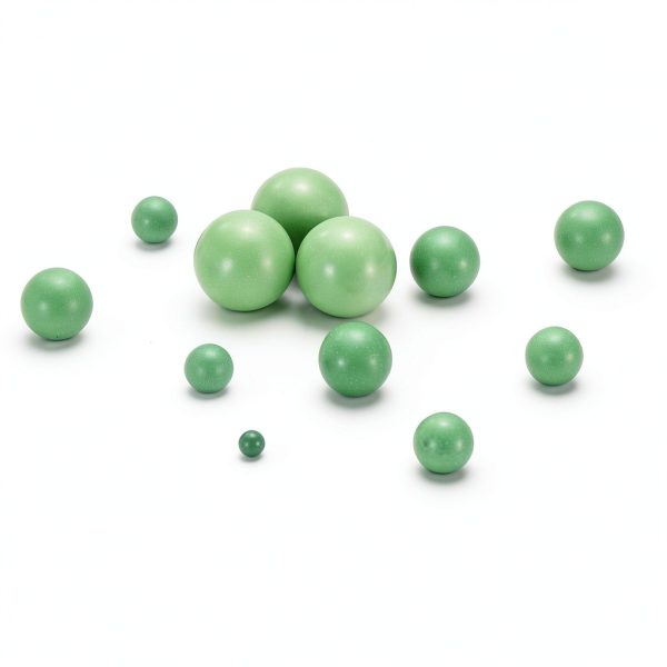uxcell 100pcs PP Plastic Bearing Balls, 15/64"(6mm) Solid Plastic Balls G2 Precision Polypropylene Mini Ball, Green-3