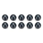 uxcell 10pcs POM Plastic Bearing Balls, 11/16"(17.3mm) Solid Plastic Balls G2 Precision Polypropylene Mini Ball, Black-0