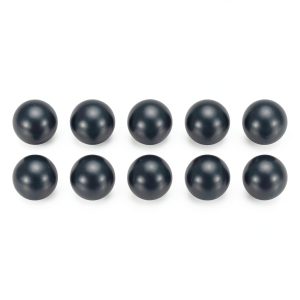 uxcell 10pcs POM Plastic Bearing Balls, 11/16"(17.3mm) Solid Plastic Balls G2 Precision Polypropylene Mini Ball, Black-0