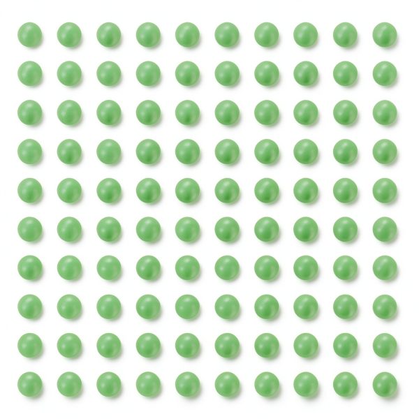 uxcell 100pcs PP Plastic Bearing Balls, 15/64"(6mm) Solid Plastic Balls G2 Precision Polypropylene Mini Ball, Green-0