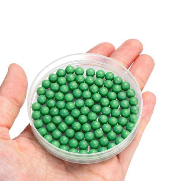 uxcell 100pcs PP Plastic Bearing Balls, 15/64"(6mm) Solid Plastic Balls G2 Precision Polypropylene Mini Ball, Green-2