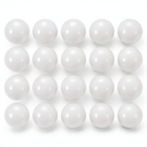 uxcell 20pcs POM Bearing Balls 3/4"" 19.05mm Solid Plastic Bearing Balls, Precision POM Balls, black-0