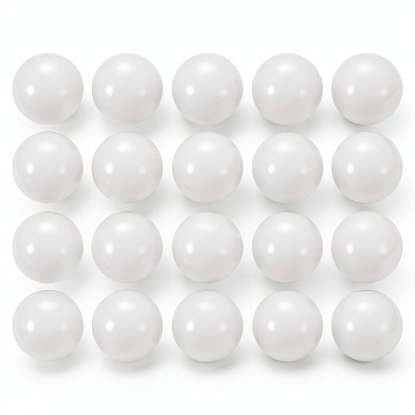 uxcell 20pcs POM Bearing Balls 3/4"" 19.05mm Solid Plastic Bearing Balls, Precision POM Balls, black-0