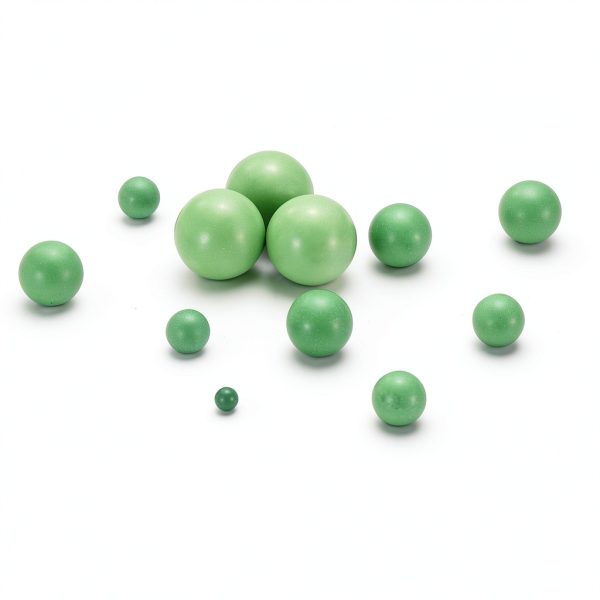 uxcell 200pcs PP Plastic Bearing Balls, 15/64"(6mm) Solid Plastic Balls G2 Precision Polypropylene Mini Ball, Green-3
