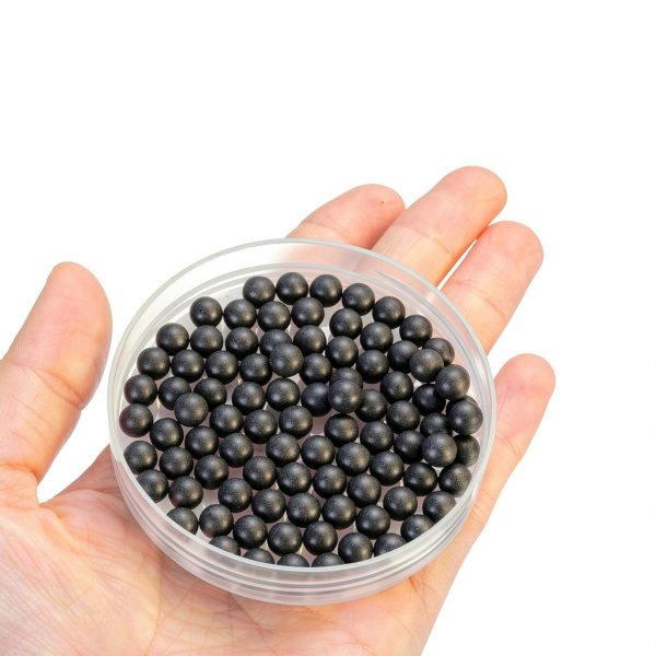 uxcell 200pcs PP Plastic Bearing Balls 1/4 (6.35mm) G2 Black-2