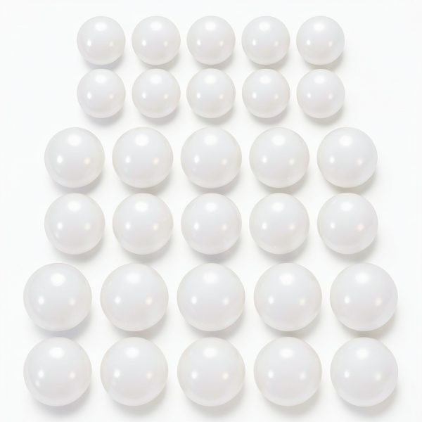 uxcell 30pcs POM Bearing Balls 5/8" 1/2" 3/4" Solid Plastic Bearing Balls, Precision POM Balls-0