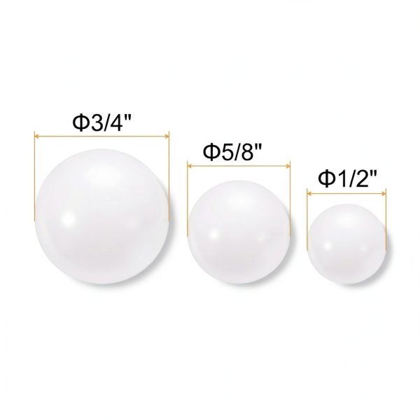 uxcell 30pcs POM Bearing Balls 5/8" 1/2" 3/4" Solid Plastic Bearing Balls, Precision POM Balls-1